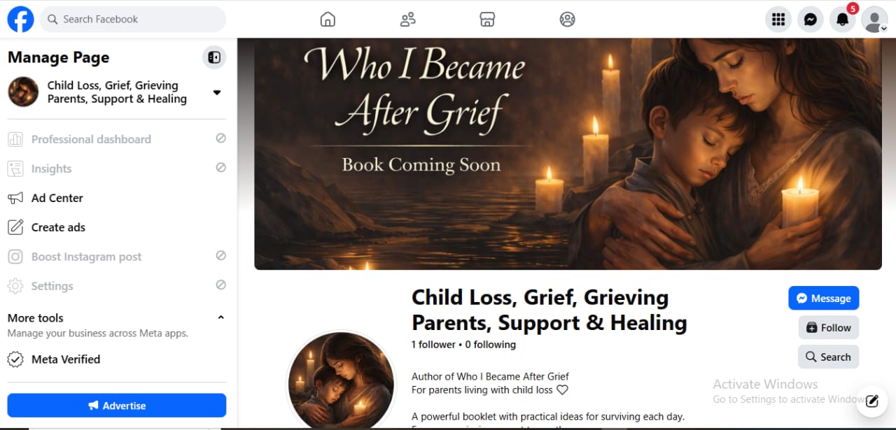 Who I Became After Grief - Facebook